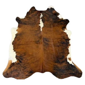 red brindle tri colour nguni cowhide rug